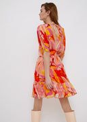 robe Liu Jo courte en mousseline de soie