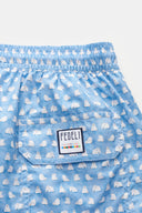 balneaires Fedeli  Madeira Airstop' light blue/white patterned