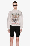 sweat Anine Bing TIGER SWEATSHIRT Stone