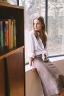 robe AME Dolores | Mushroom