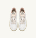 BASKET MEDALIST LOW EN CUIR BLANC ET ROSE