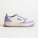BASKET AUTRY MEDALIST LOW CUIR BLANC LAVANDE