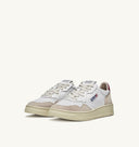 BASKET AUTRY MEDALIST LOW CUIR BLANC ET AMET