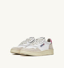BASKET AUTRY MEDALIST LOW CUIR BLANC ET BUBBLE ET DAIM