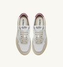 BASKET AUTRY MEDALIST LOW CUIR BLANC ET BUBBLE ET DAIM
