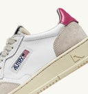 BASKET AUTRY MEDALIST LOW CUIR BLANC ET BUBBLE ET DAIM