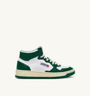 BASKET AUTRY MEDALIST MID EN CUIR BLANC VERT