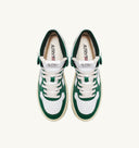 BASKET AUTRY MEDALIST MID EN CUIR BLANC VERT