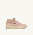 BASKET AUTRY MEDALIST MID CUIR ROSE