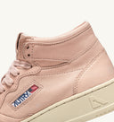 BASKET AUTRY MEDALIST MID CUIR ROSE