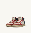 BASKET AUTRY MID USED BLANC ROUGE BLEU