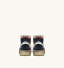 BASKET AUTRY MID USED BLANC ROUGE BLEU