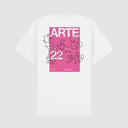 TURNER BACK PINK TAG T-SHIRT - WHITE Arte