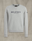 Sweat-Shirt BELSTAFF 1924 En jersey de coton à envers bouclé gris chiné