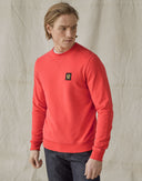 Sweat-Sirt BELSTAFF En jersey de coton à envers bouclé corail foncé