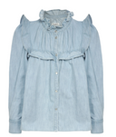 Blouse Idety Denim Bleu Clair Marant Étoile