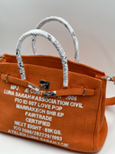 Sac en jute Luna Sarah Orange