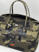 Grand sac en jute Luna Sarah Militaire