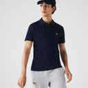 Polo Lacoste slim fit en petit piqué uni