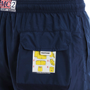 balneaires MC2 SAINT-BARTH EN TISSU LÉGER BLEU MARINE
