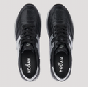 sneakers HOGAN Midi H222 Noir, Argenté