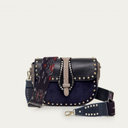 sac CLARIS VIROT Lézard Andrea Gris Clous