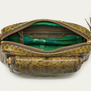 sac CLARIS VIROT Python Charly Dark Kaki