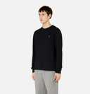 T-Shirt Manches Longues Broderie Ami De Coeur Rouge