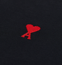 T-Shirt Manches Longues Broderie Ami De Coeur Rouge