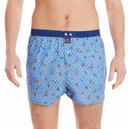 boxer Mc Alson Skieurs bleu ciel