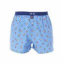 boxer Mc Alson Skieurs bleu ciel