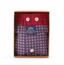 boxer Mc Alson Petit classique marine & bordeaux