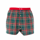 boxer Mc Alson Tartan vert & rouge