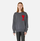 Pull AMI Oversize Col Rond Ami De Coeur