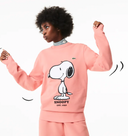 sweat LACOSTE unisexe Lacoste x Peanuts à col rond en coton biologique