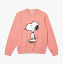 sweat LACOSTE unisexe Lacoste x Peanuts à col rond en coton biologique