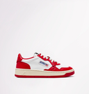 SNEAKERS AUTRY HOMME MEDALIST LOW EN CUIR BLANC ROUGE