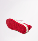 BASKET AUTRY LOW EN CUIR BLANC ET ROUGE