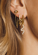 boucle oreilles Mya Bay LITTLE EYE CHAIN