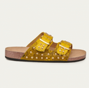 Sandales Claris Virot Lézard Odette Jaunes