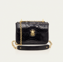 sac Claris Virot Python Mini Ava Noir