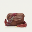 sac bandouliere Claris Virot Python Big Charly Choco Bandoulière Endek