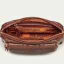 sac bandouliere Claris Virot Python Big Charly Choco Bandoulière Endek