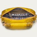 sac Claris Virot Lézard Charly Jaune Bandoulière Endek