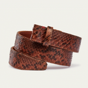 ceinture Claris Virot Python Moka