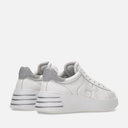 sneakers Hogan Rebel Argente Blanc