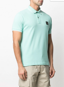 polo Stone Island 22S18 STRETCH COTTON PIQUÉ_SLIM FIT Front STONE ISLAND