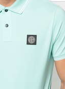 polo Stone Island 22S18 STRETCH COTTON PIQUÉ_SLIM FIT Front STONE ISLAND