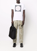t-shirt Stone Island 2NS93 30/1 COTTON JERSEY 'TRICROMIA TWO' PRINT_GARMENT DYED