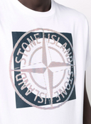 t-shirt Stone Island 2NS93 30/1 COTTON JERSEY 'TRICROMIA TWO' PRINT_GARMENT DYED